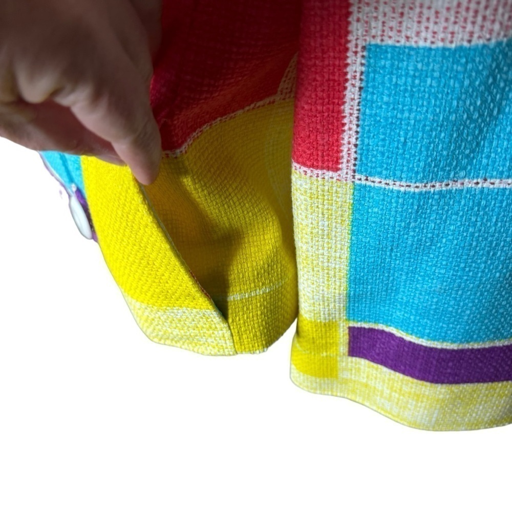 Carlisle Patchwork Colorblock Tweed Jacket 12 - Picture 5 of 9